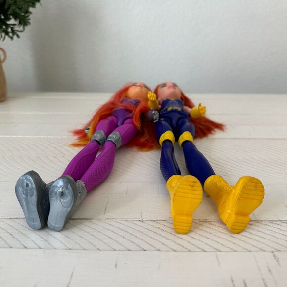 DC Super Hero Girls 12" Mattel Fashion Doll Lot of 2 Batgirl and Starfire - Picture 6 of 10